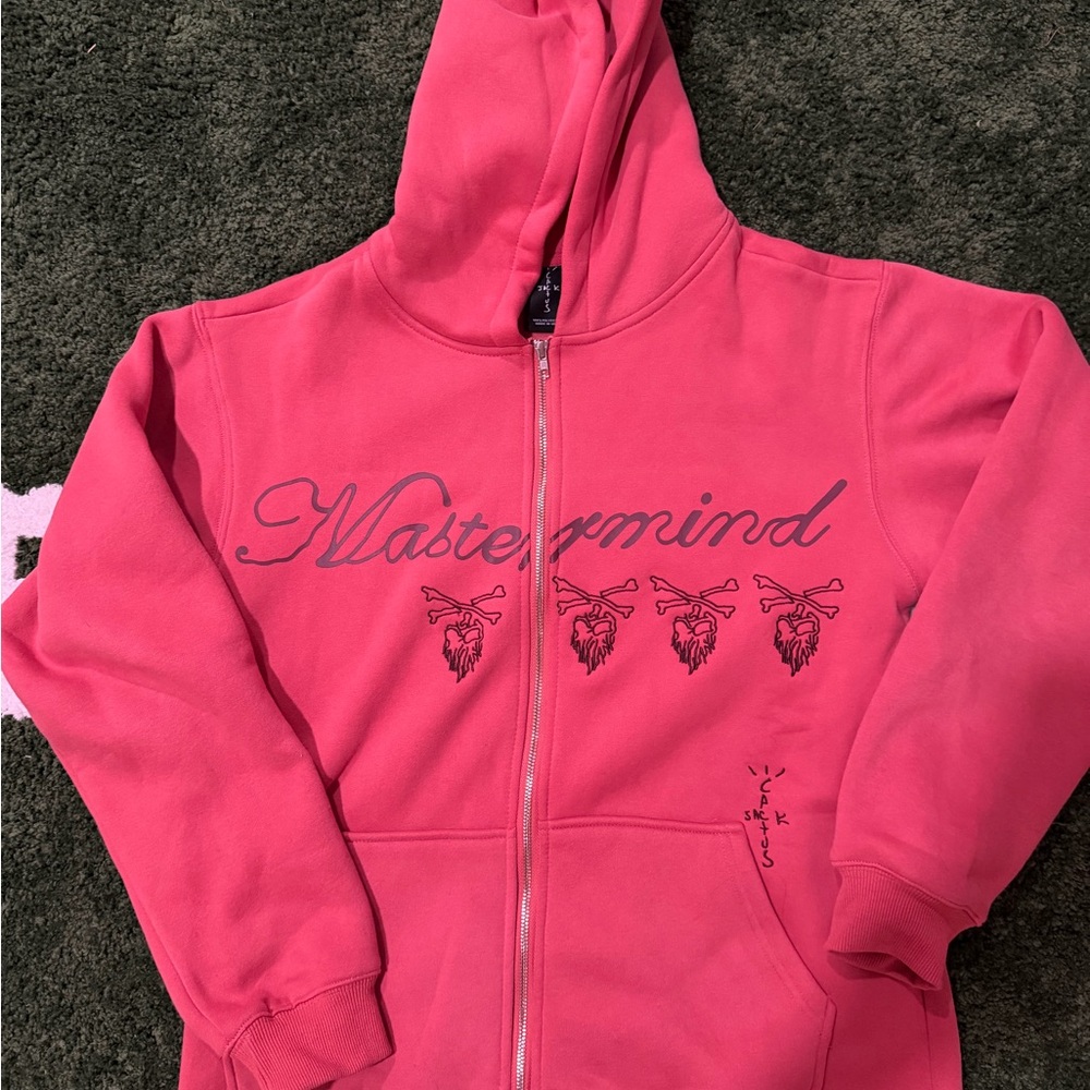 Cactus Jack x Mastermind Red skull zip up